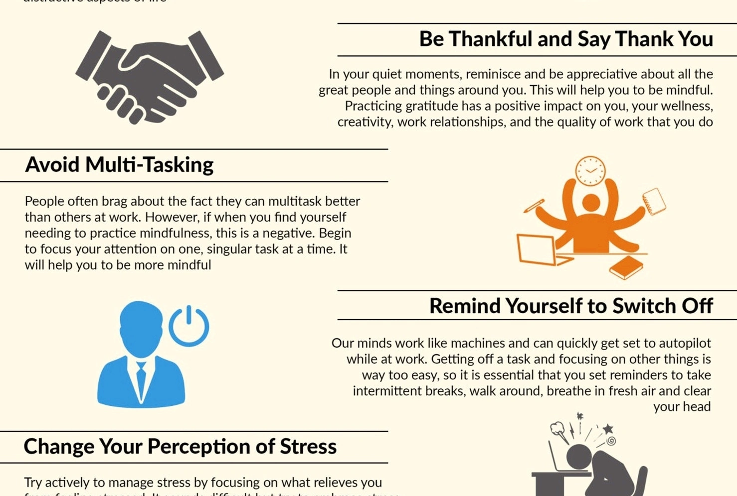 Mindful productivity training
